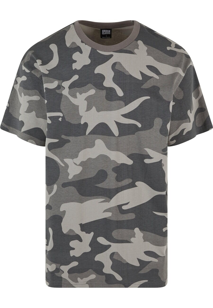 

Классическая футболка Urban Classics Shirt, цвет graphite/greige/dark grey