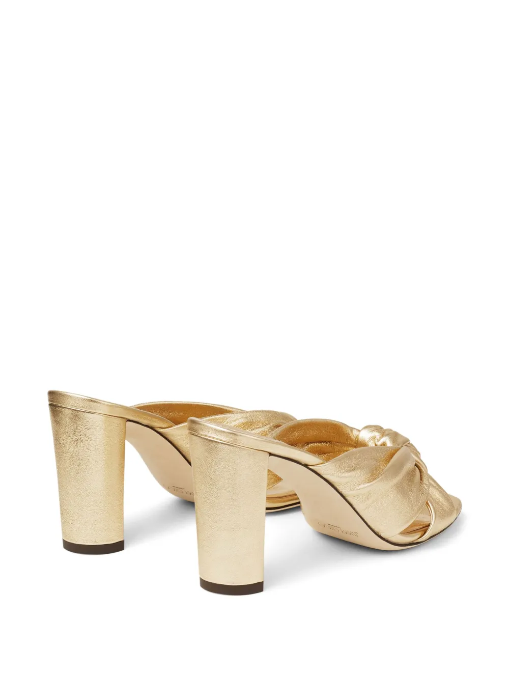 Мюли Avenue с эффектом металлик JIMMY CHOO, золотой — фото 3