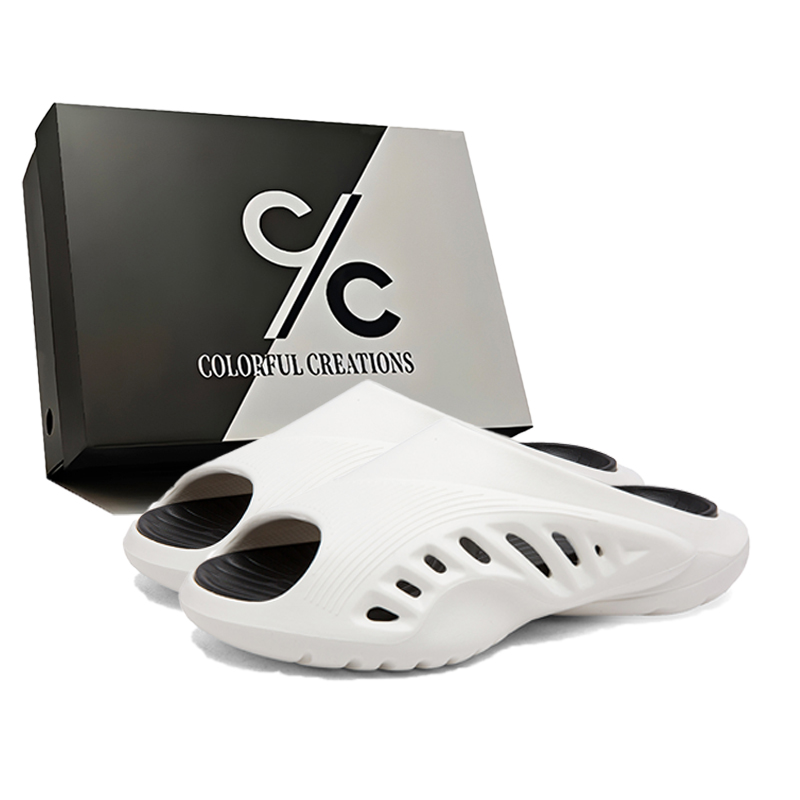 

Мужские сандалии EVA Quiet, нескользящие, быстросохнущие Colorful Creations, White