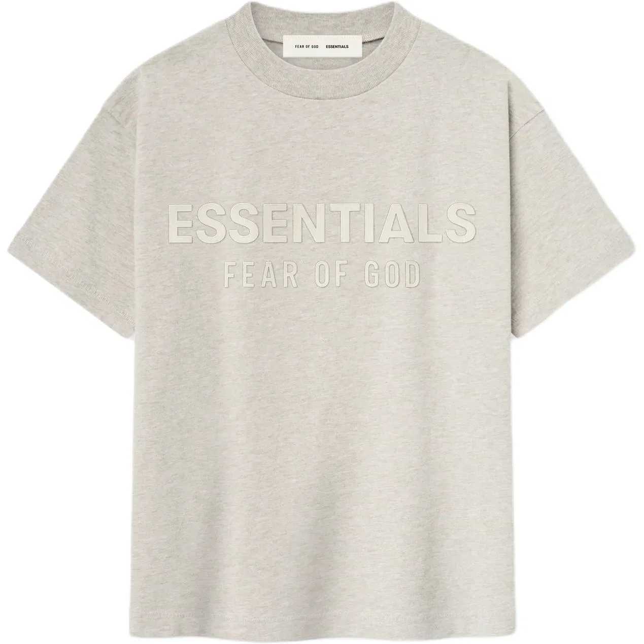Футболка детская Fear Of God Essentials Heather Stone