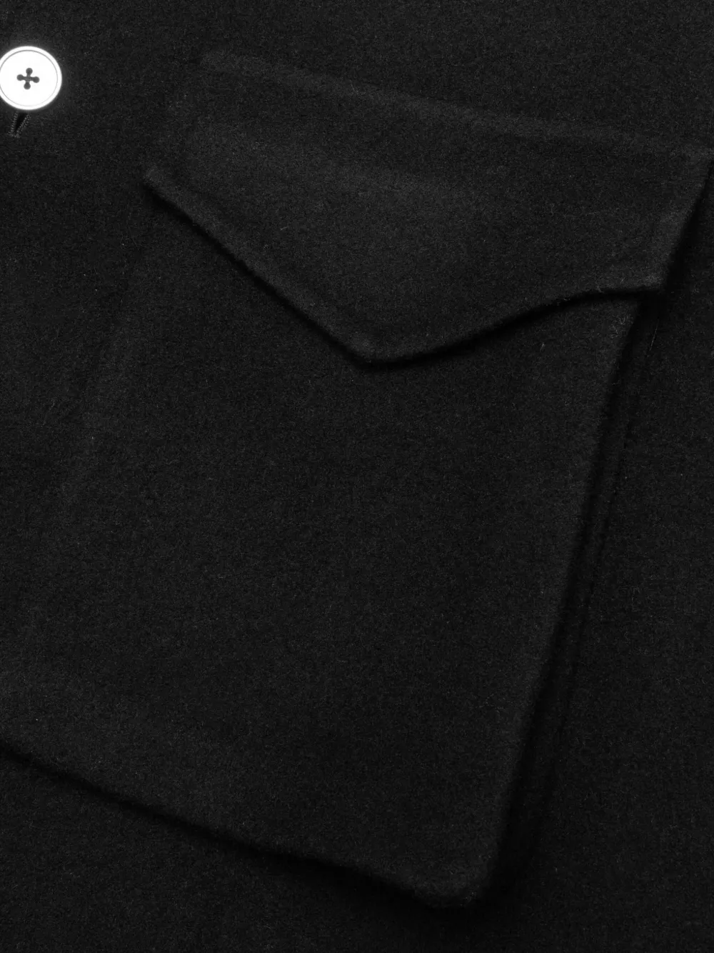 Куртка-рубашка с кашемировым карманом JIL SANDER, черный — фото 3