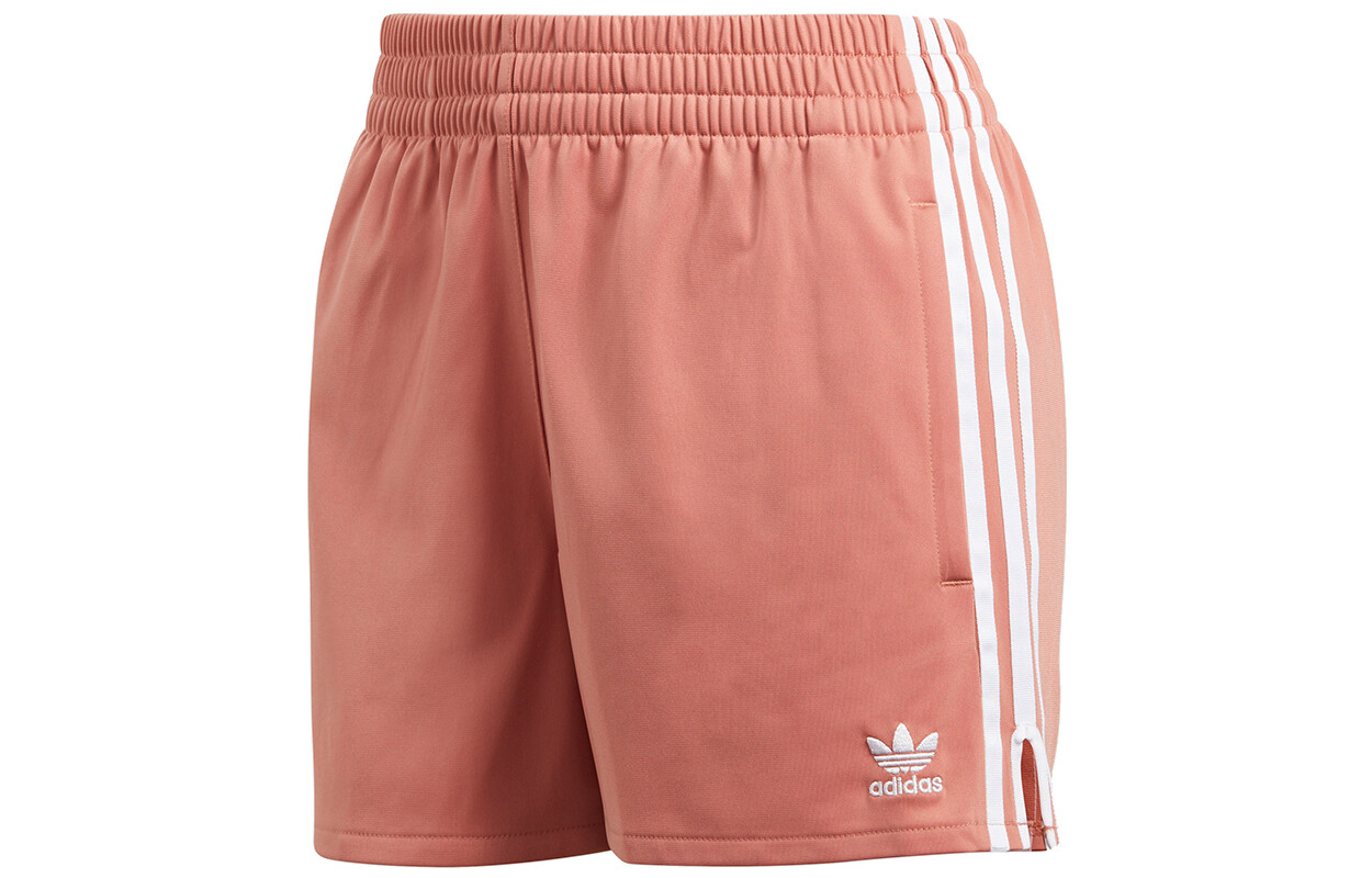 

Женские повседневные шорты с тремя полосками, розового цвета Adidas Originals