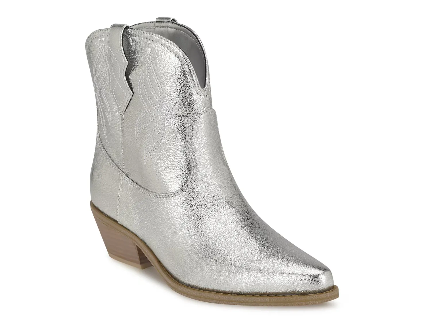 

Ботильоны Texen Western Bootie Nine West, серебряный/металлик
