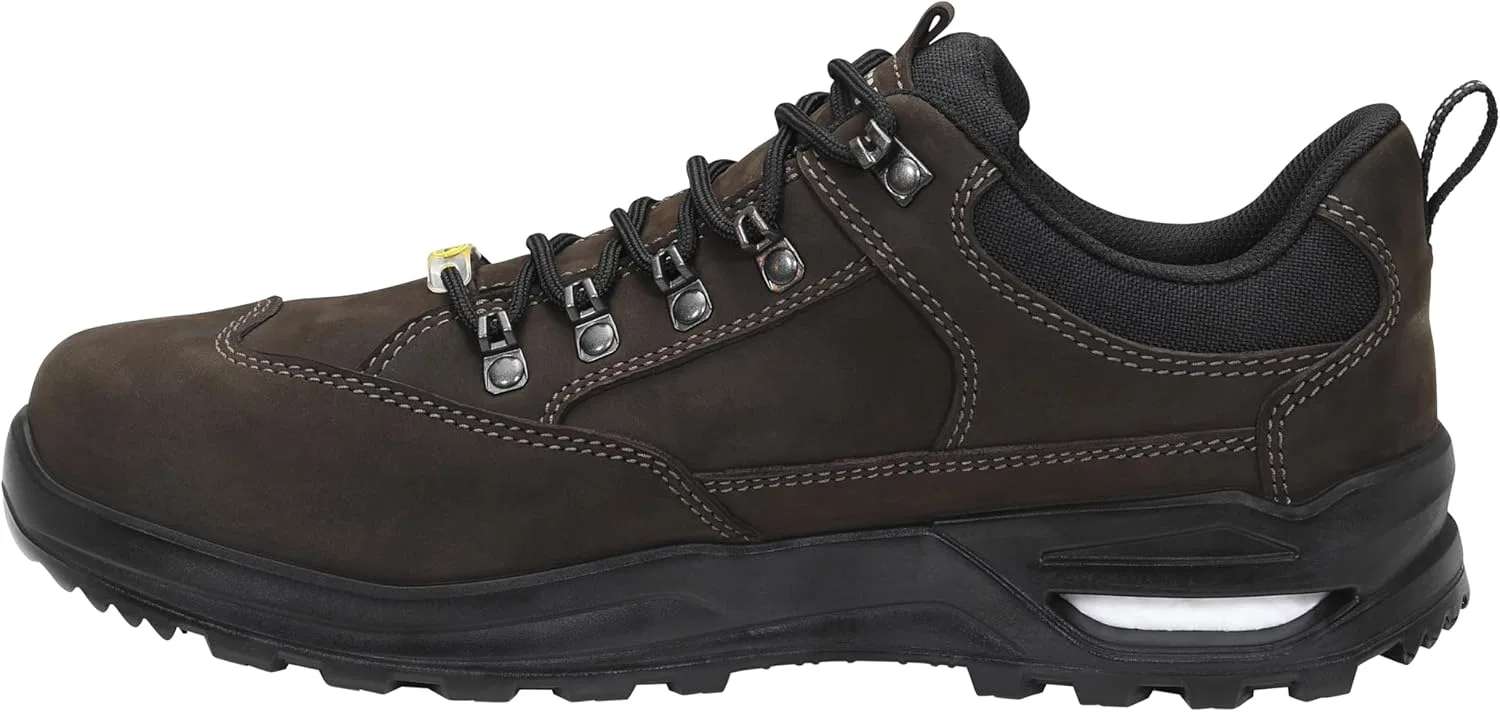 Рабочие ботинки ELTEN Ronan XXF GTX Brown Low ESD O2 WR CI, женские и мужские, кожаные, легкие, классические, коричнево-черные — фото 3