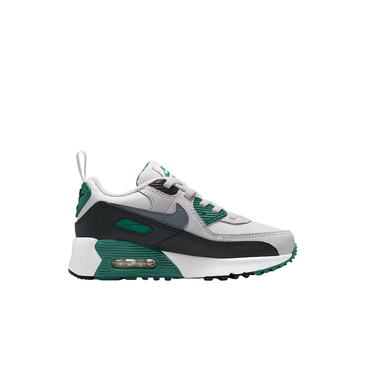 Кроссовки детские Air Max 90 Casual Pre School Nike, Jadeite Green/Aura/Summit White/Fortress Gray/Cool Gray — фото 2