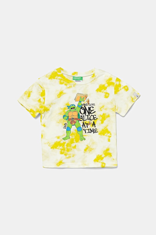

Детская хлопковая футболка United Colors Of Benetton, мультиколор
