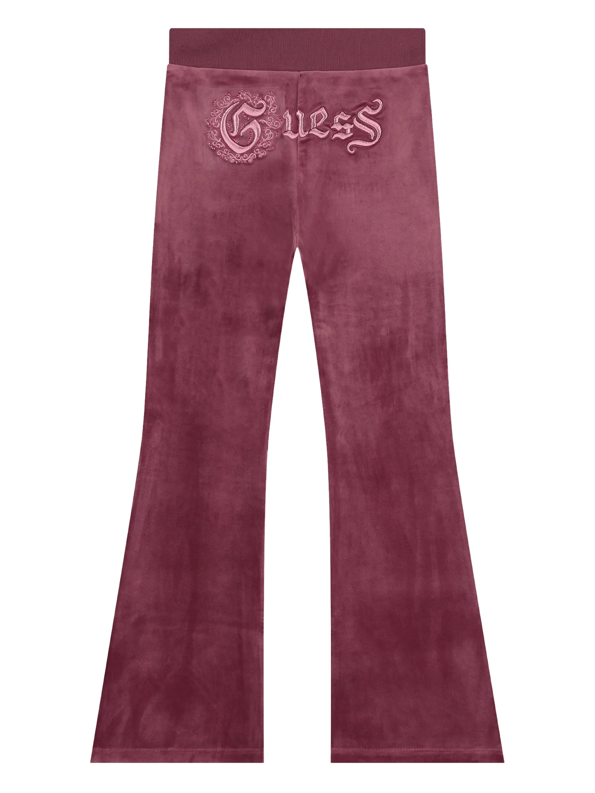 

Бархатные спортивные брюки Guess Kids, розовый