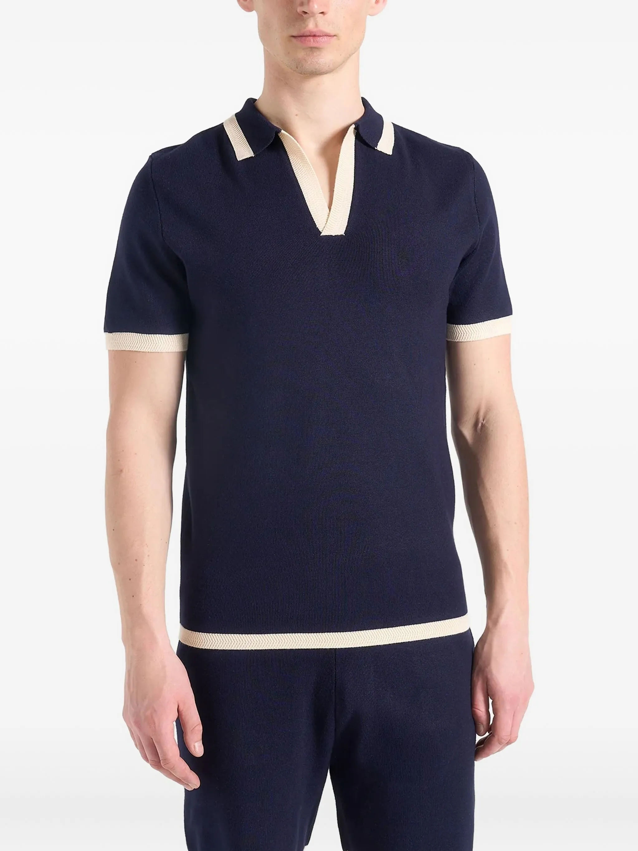 

Футболка Lambert с контрастной отделкой Manière De Voir, синий