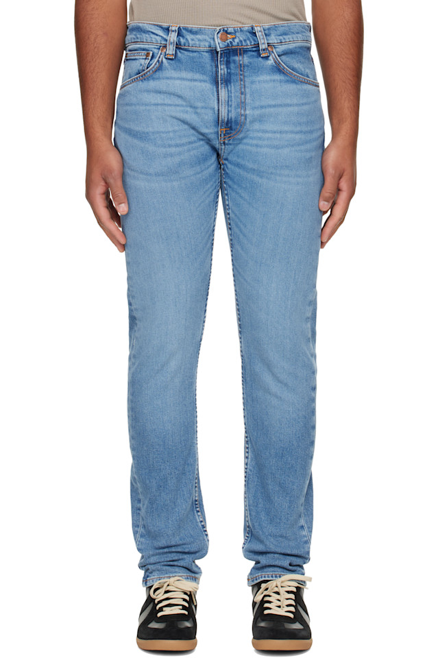 

Nudie Jeans Синие джинсы Lean Dean