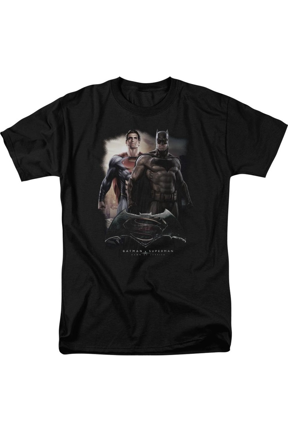 

Футболка с коротким рукавом для взрослых Batman V Superman Dawn Gildan, черный