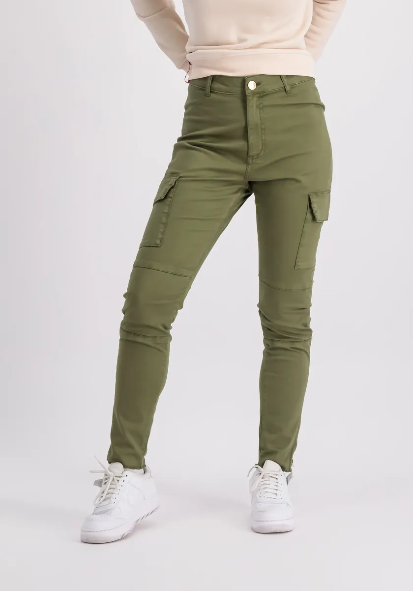 

Брюки-карго Alpha Industries " Alpha Industries Женские - Брюки-карго на молнии Wmn", оливковый