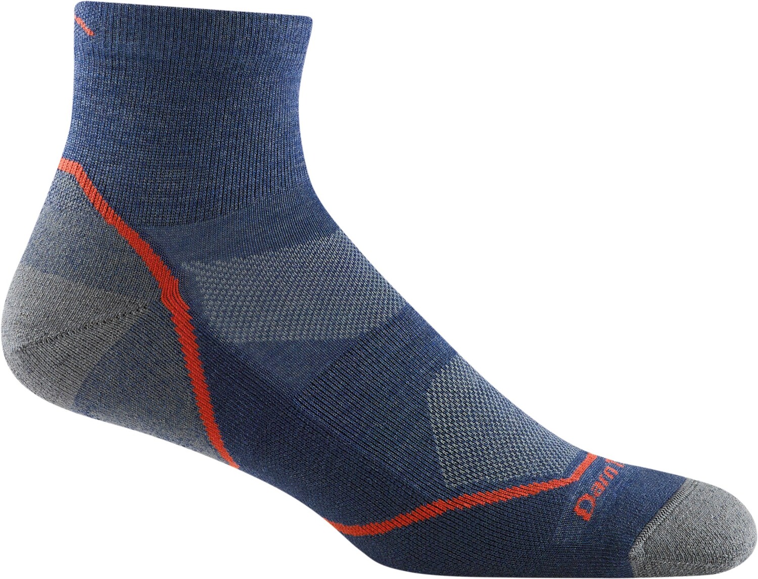 

Легкие походные носки Light Hiker Quarter — мужские Darn Tough, синий