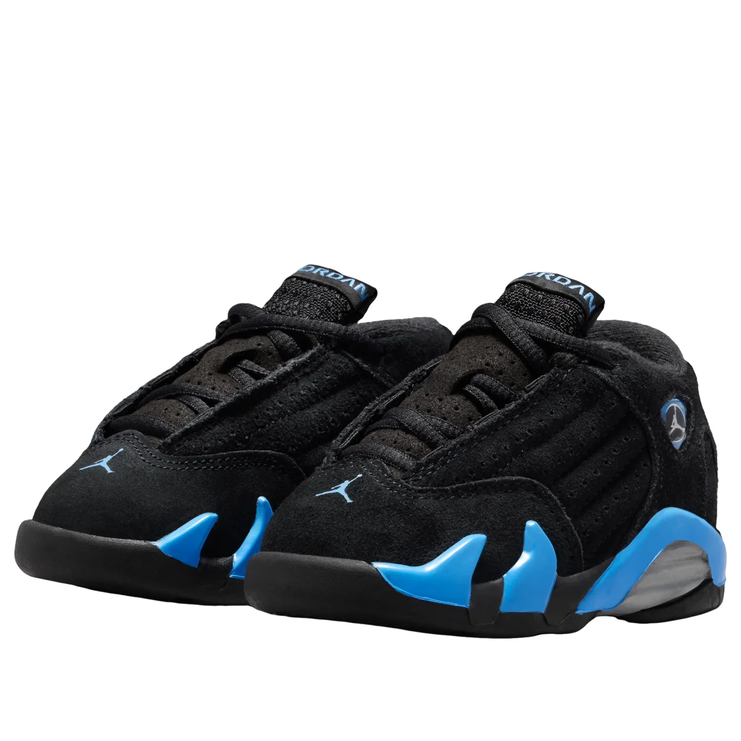 Кроссовки (TD) Air Jordan 14 Retro 'Black University Blue' — фото 4