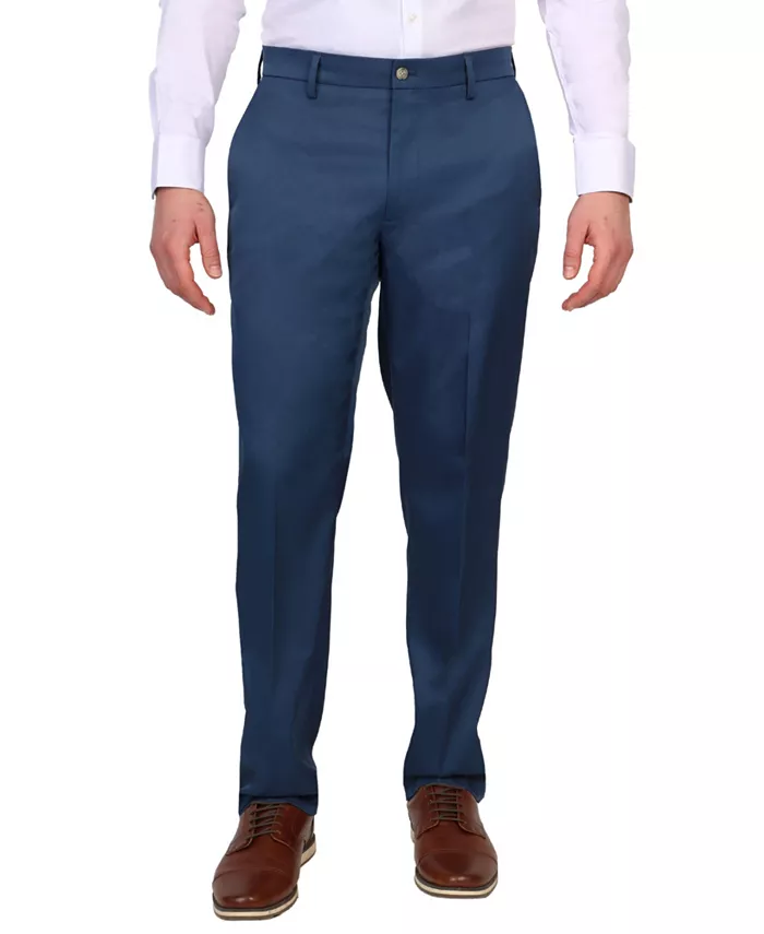 

Мужские классические брюки со стретчем и пятью карманами Tailorbyrd, синий