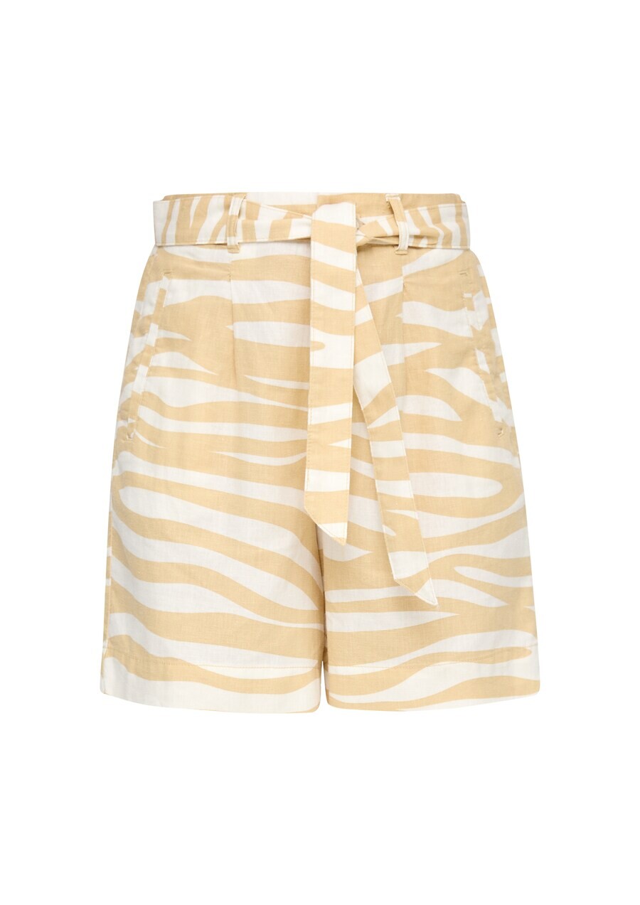 

Шорты s.Oliver Loose fit Pleat-Front Pants, бежевый