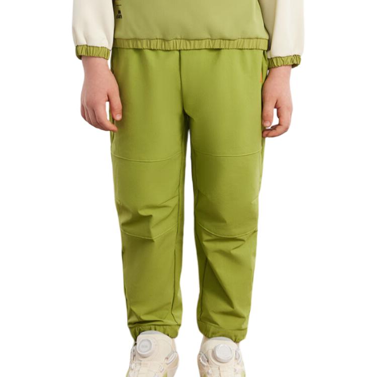 Вязаные спортивные штаны mustard powder для детей 3-7 лет FILA KIDS, Mustard Powder — фото 4