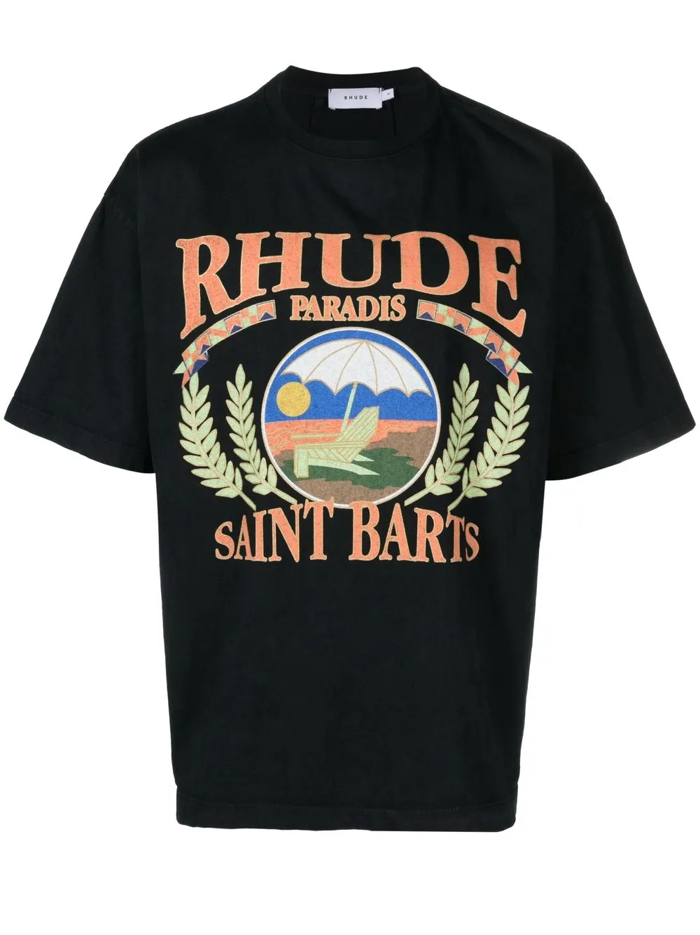 

Футболка с логотипом RHUDE, черный
