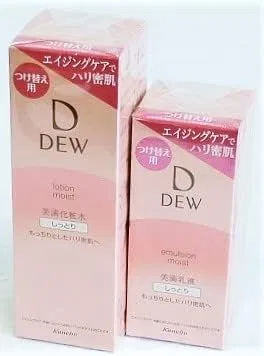 Набор лосьона и эмульсии увлажняющих DEW для лица, 150 мл + 100 мл