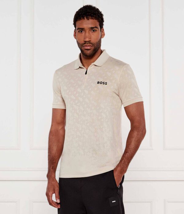 

Рубашка поло Slim fit Boss Green, желтый