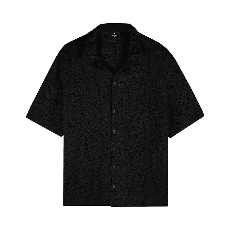 

Рубашка Represent Clo All Over Crochet Shirt, Jet Black