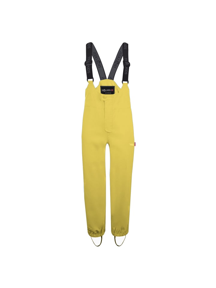 

Trollkids Непромокаемые штаны Odda туманно-желтого цвета