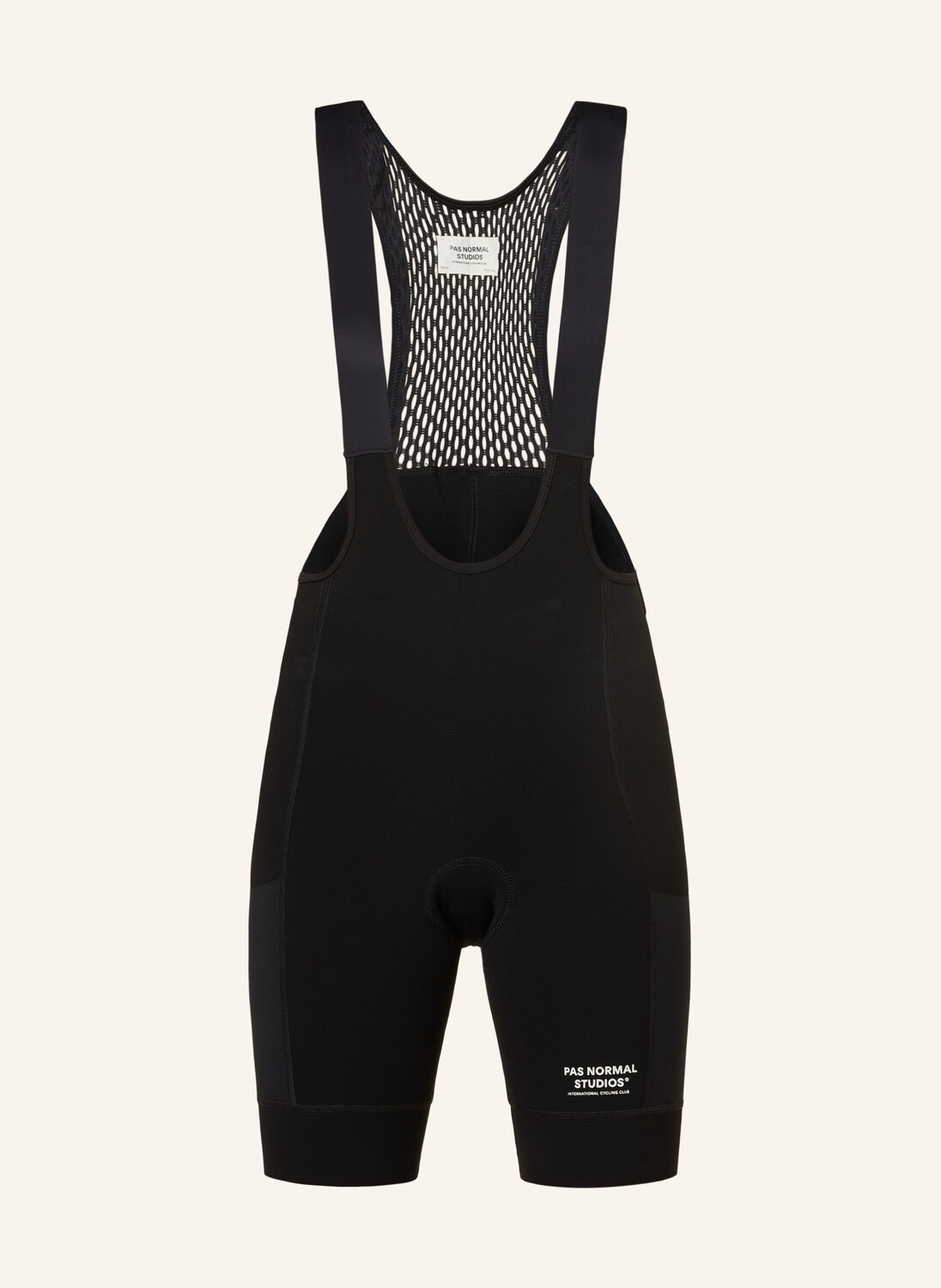 

Велосипедные шорты escapism с бретелями и мягкой вставкой PAS NORMAL STUDIOS, черный