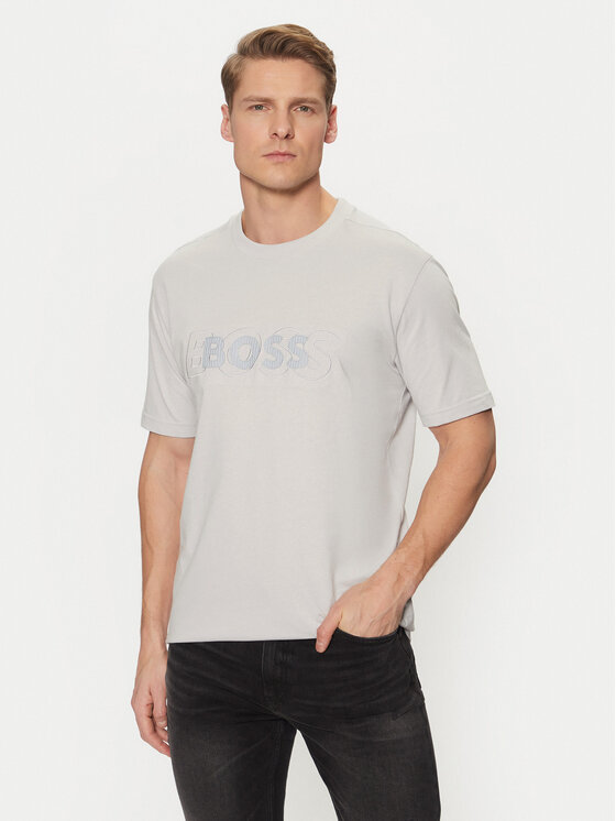 

Футболка обычного кроя 50531271 Boss, серый