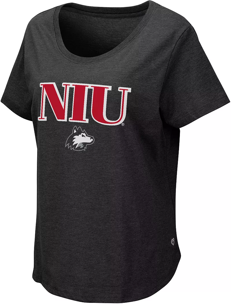 

Черная женская футболка Colosseum Northern Illinois Huskies
