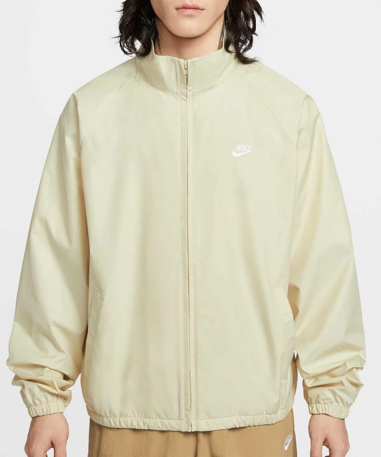Куртка мужская Nike Sportswear Club Roscoe Full-Zip, полиэстер, светло-хаки — фото 4