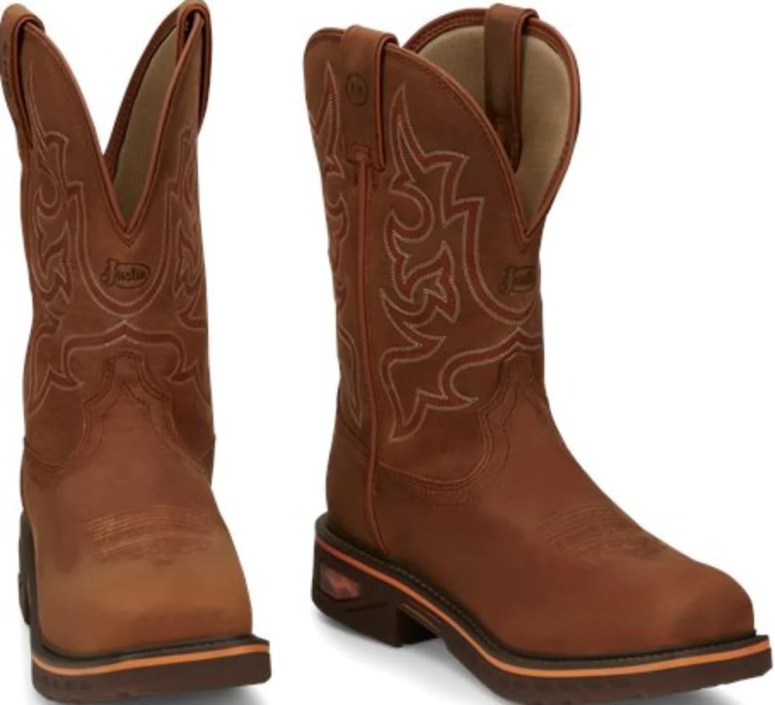

Мужские рабочие ботинки Justin Boots CR4007 Resistor 11" водонепроницаемые