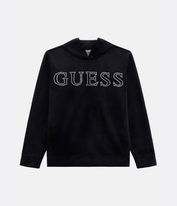 

Толстовка детская Guess Active со стразами, черный