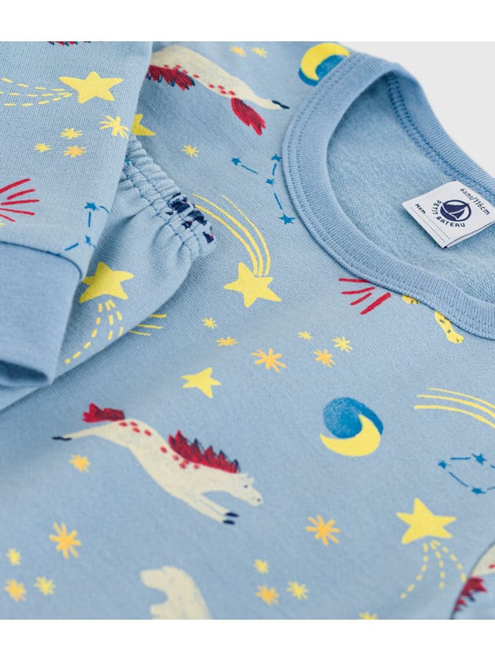 PETIT BATEAU Светло-голубая пижама — фото 4