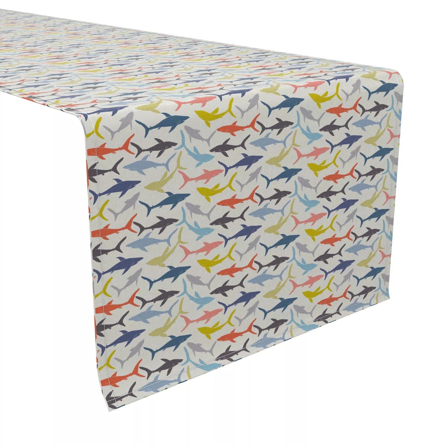 

Настольная дорожка, 100 % хлопок, 16x90 дюймов Shark Waters
