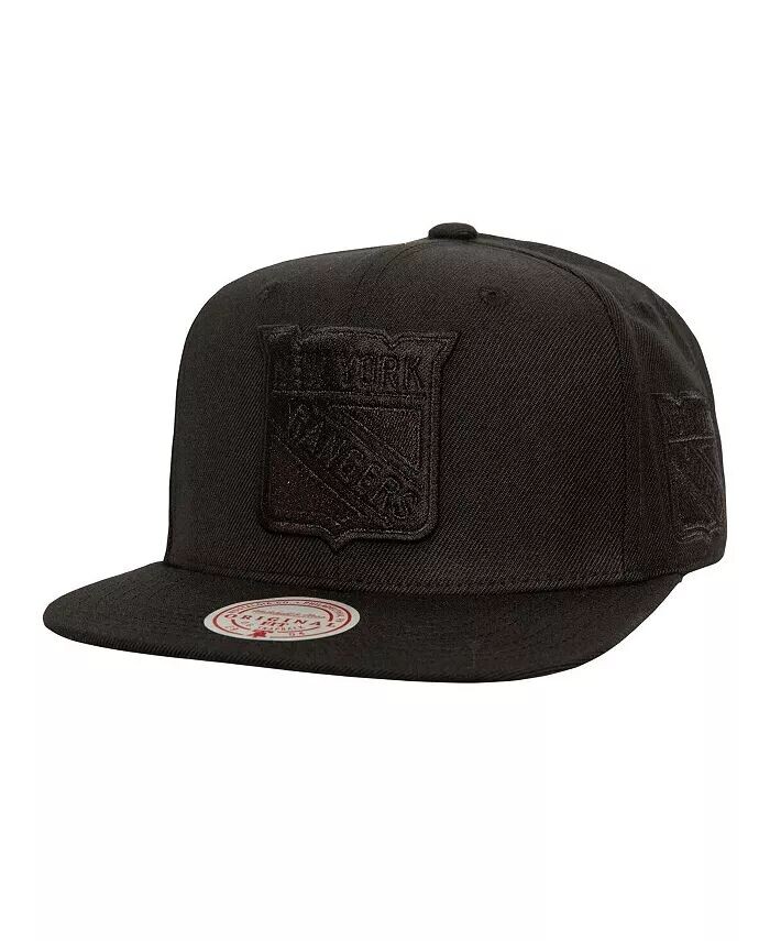 

Мужская черная бейсболка New York Rangers Soul Strike Tonal Snapback Mitchell & Ness