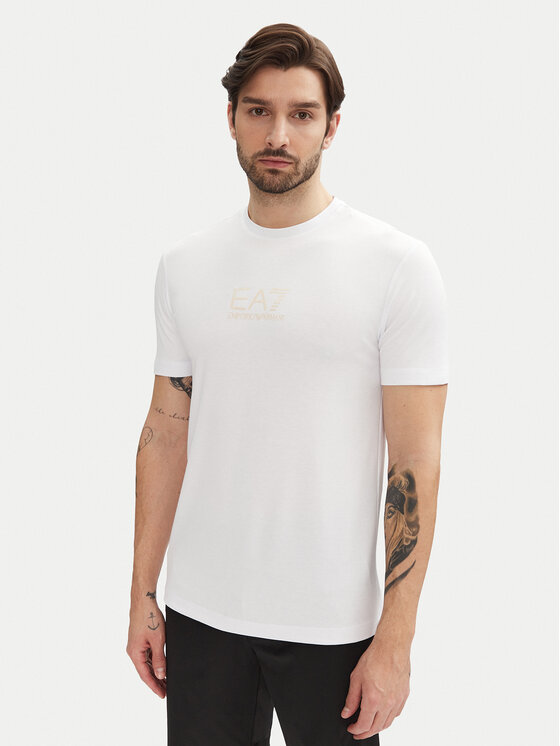 

Облегающая футболка 7M000301 AF13739 U0002 Ea7 Emporio Armani, белый