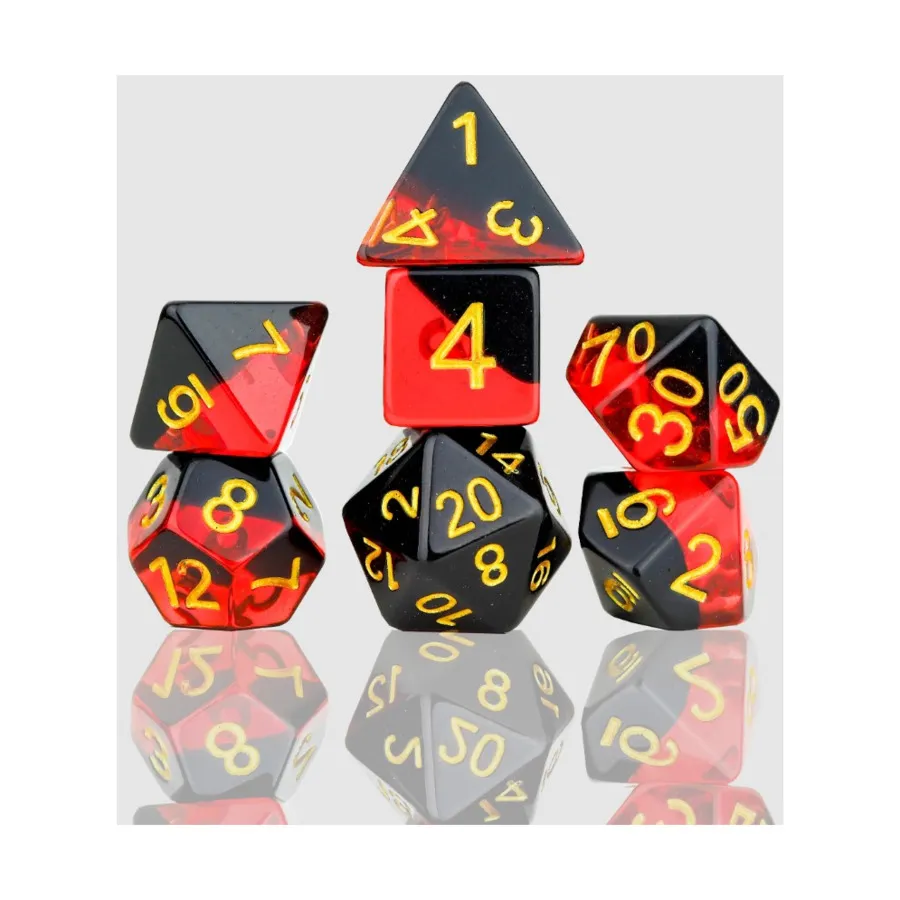

Поликомплект - сера (7), RPG Dice Sets