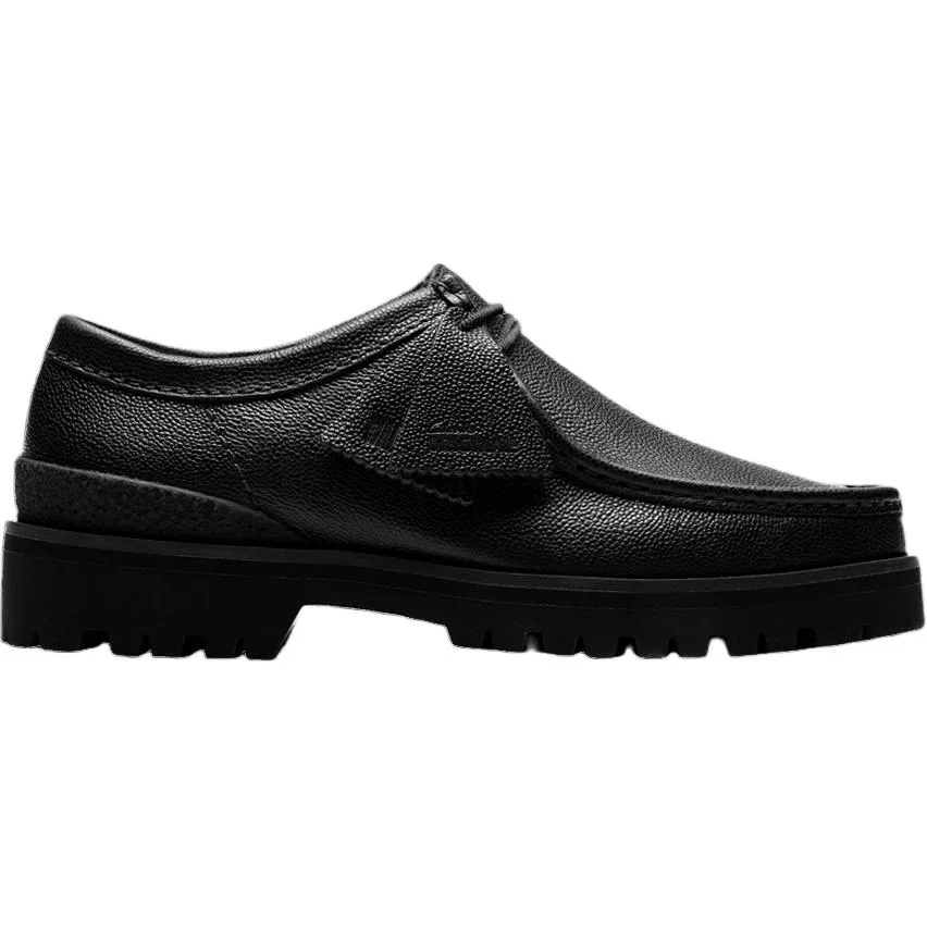 Дерби шнурованные Clarks из замши Black — фото 3