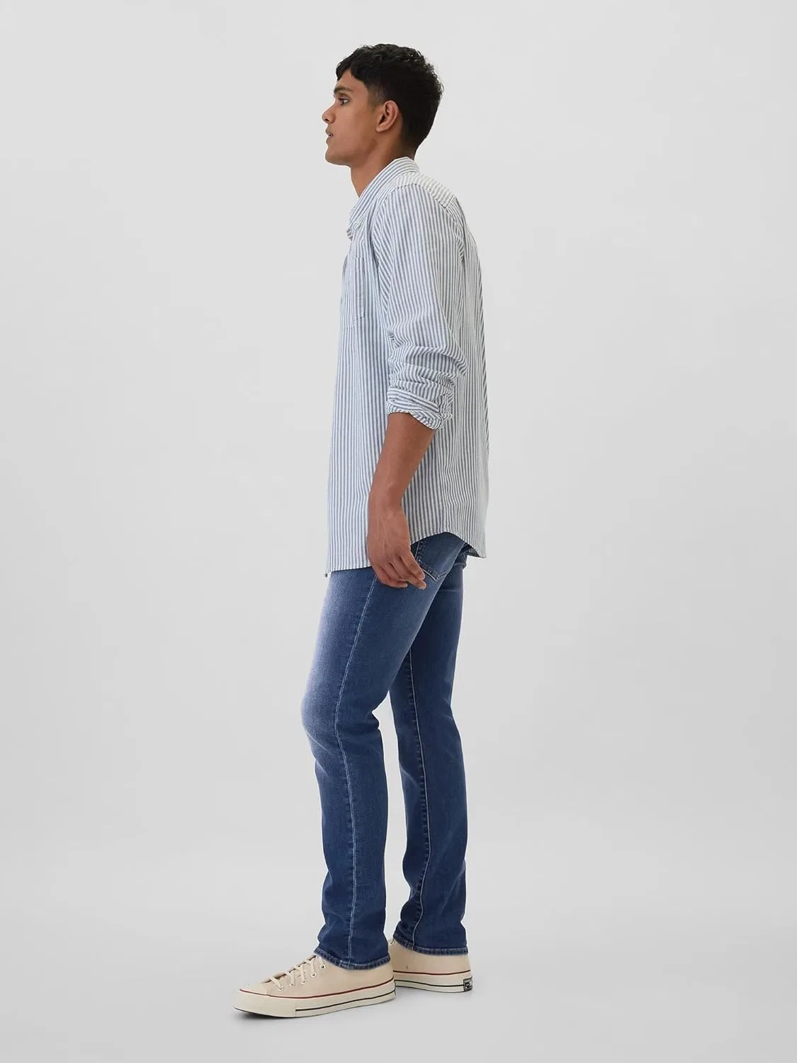 Джинсы Slim Fit GAP, Medium Wash — фото 4