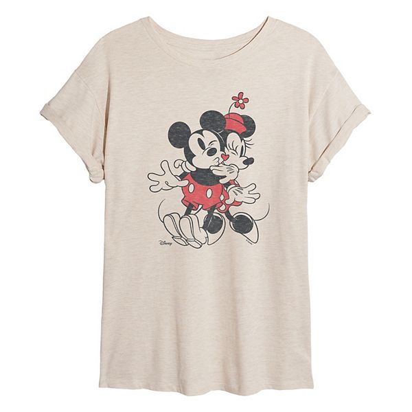 

Футболка Juniors Mickey & Minnie Mouse Heart Vintage Disney, Beige