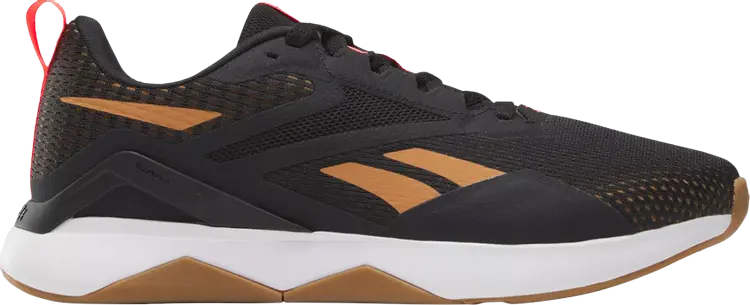 

Кроссовки Nanoflex TR 2.0 'Black Court Brown Gum', черный