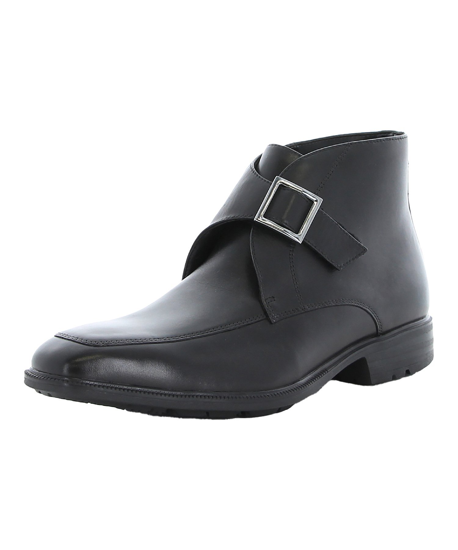 Мужские кожаные туфли MoonStar SPH4616SN с нескользящей подошвой. Balance Works, black