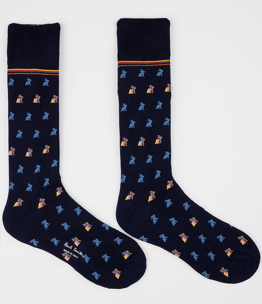 

Носки Paul Smith Cole Rabbit Crew, 2 пары, синий