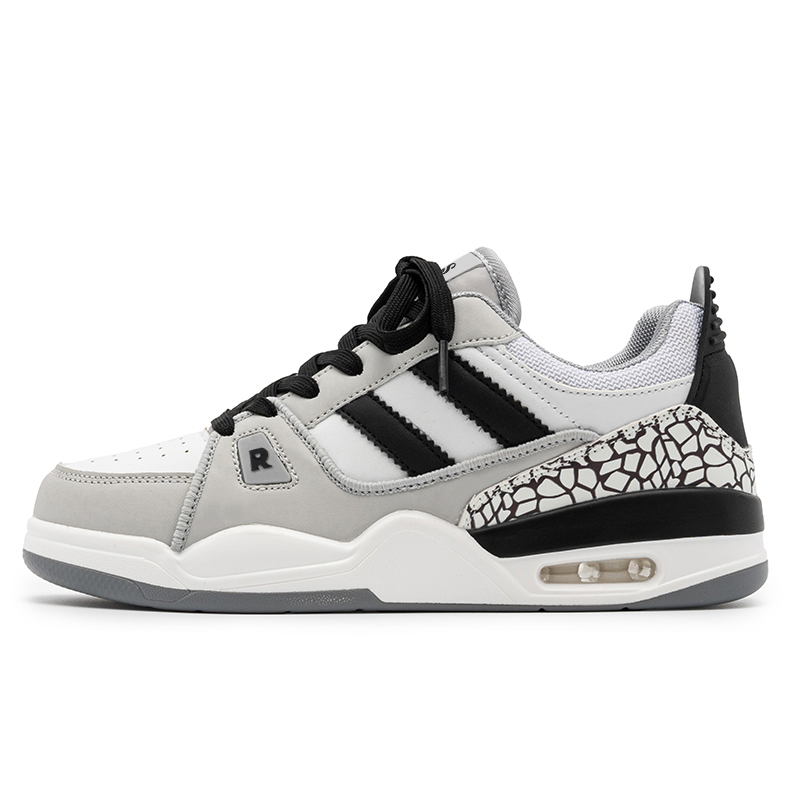 

SylphlikeLoli Кроссовки для скейтбординга с защитой от истирания низкие унисекс серо-черные, цвет Gray Black