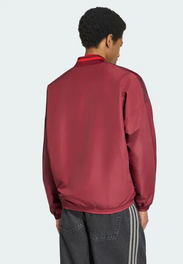 Толстовка с молнией Arsenal FC Stadium Track Top, бренд Adidas Performance, цвет бордовый — фото 2