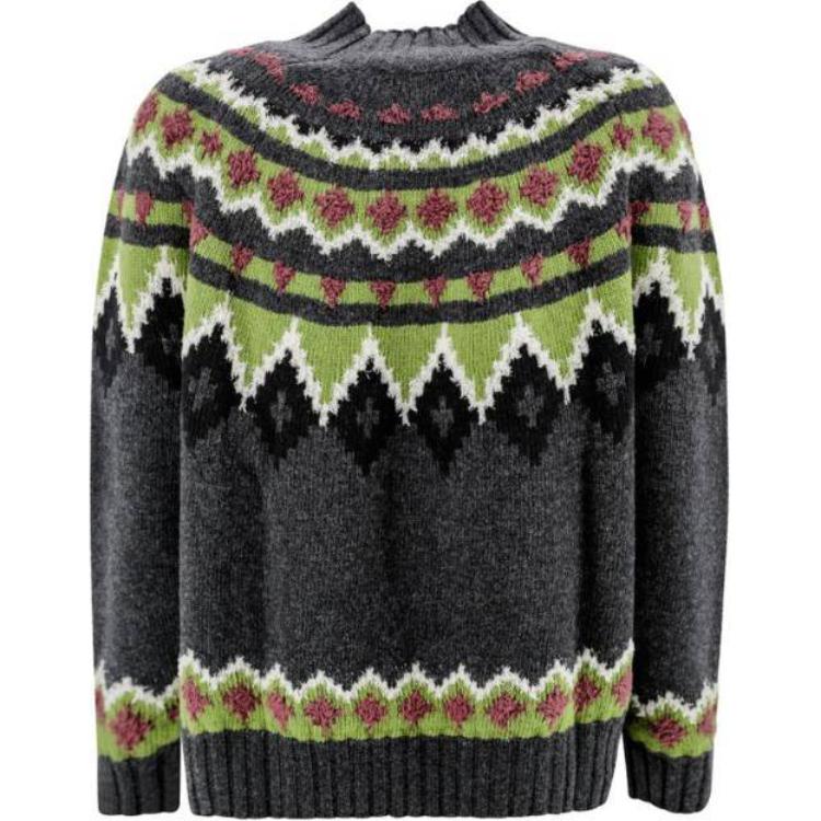 

Свитер Mock Neck Long-Sleeved Jumper WEEKEND MaxMara, серый