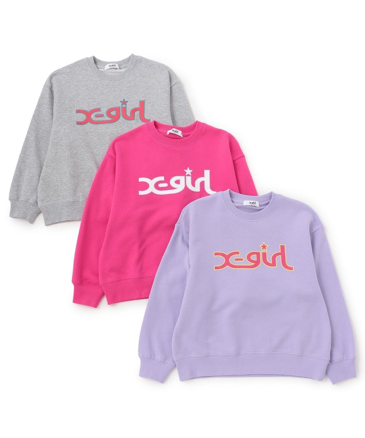 Толстовка с логотипом Mills X-Girl Stages, Lavender — фото 4