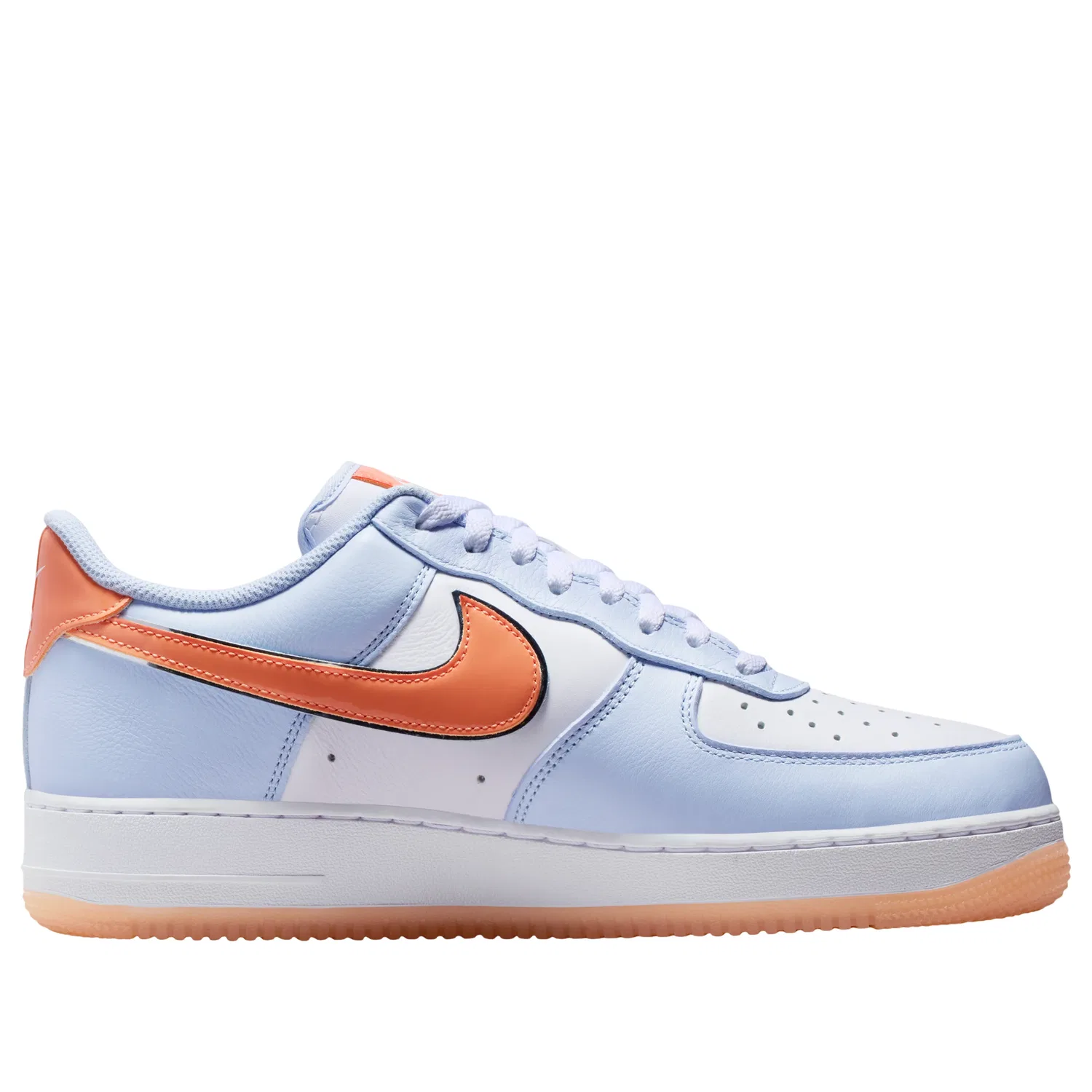 Кроссовки Nike Air Force 1 '07 'Hydrogen Blue Orange Frost' IR1980-407, синий — фото 2