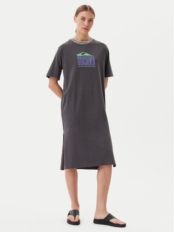 

Платье на каждый день свободного покроя EQWKD03035 Quiksilver, серый
