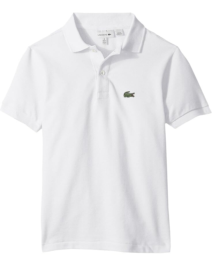 

Поло Lacoste Kids L1812 Short Sleeve Classic Pique Polo, белый