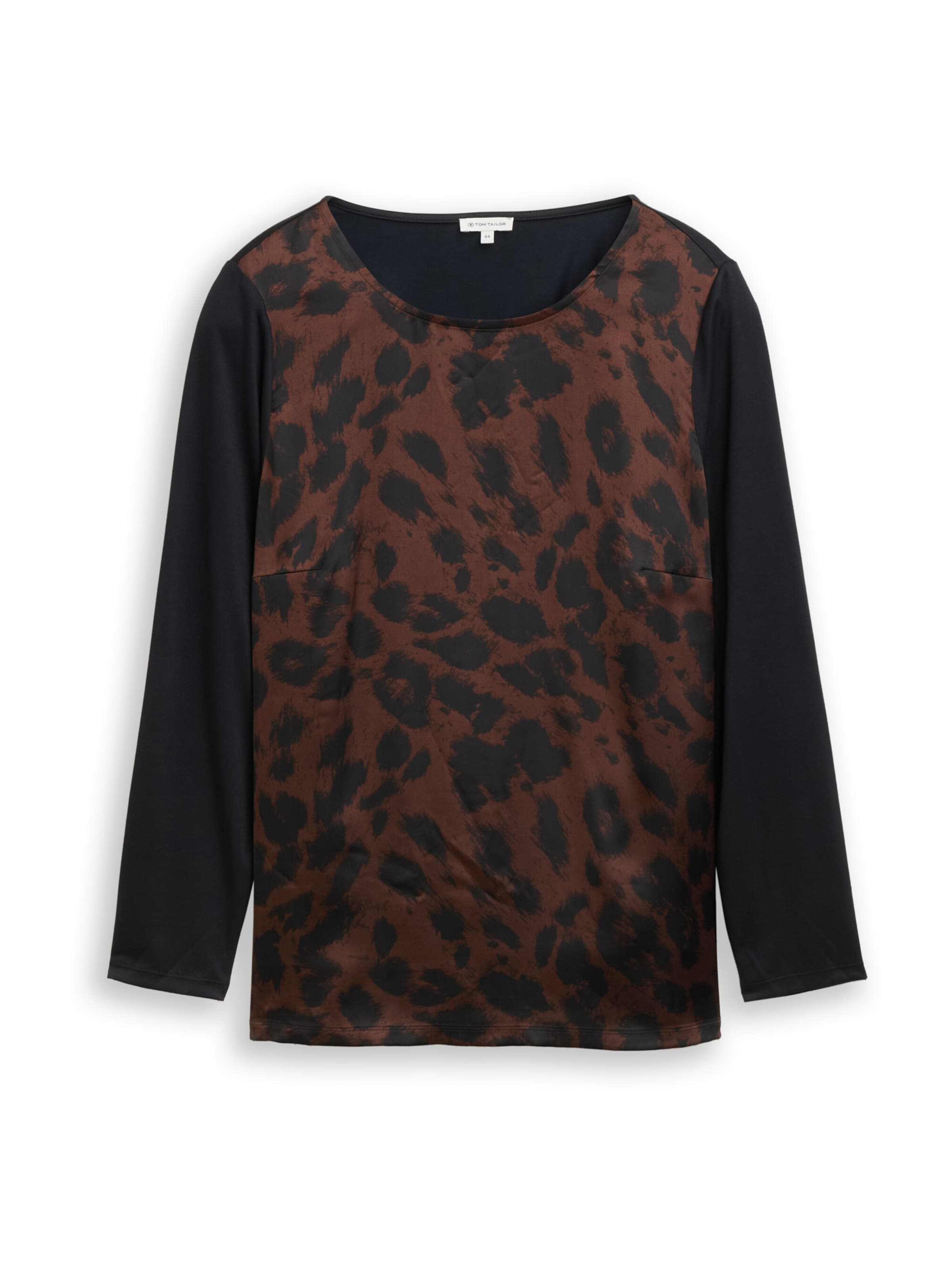 

Tom Tailor Women + Лонгслив в коричневом цвете